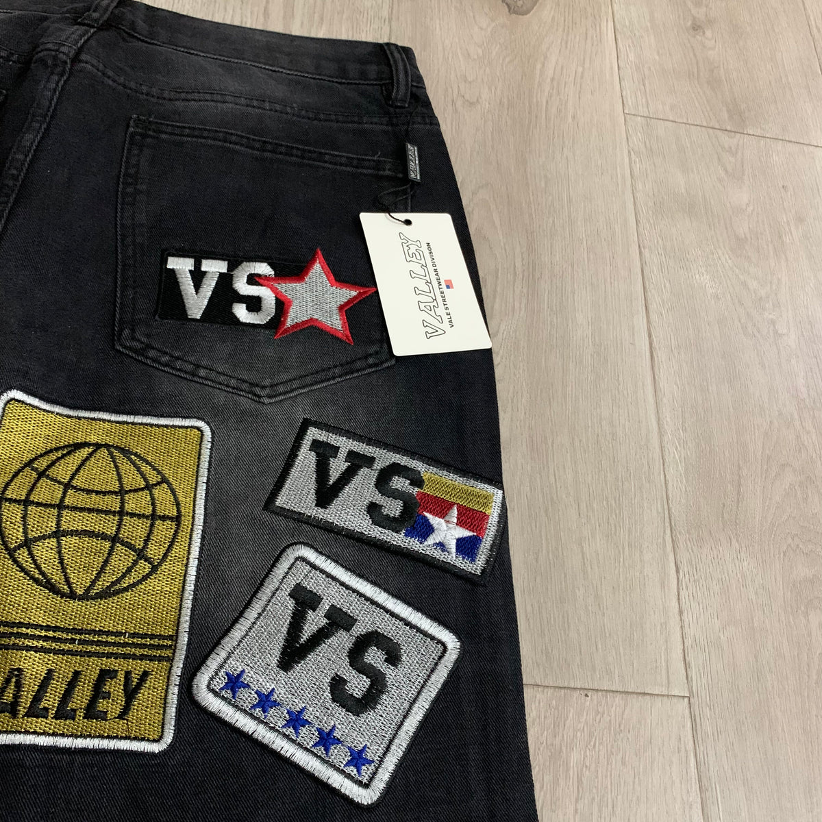 Pantalón de jean Valley Dreams Vale Forever 1980s Painters Black