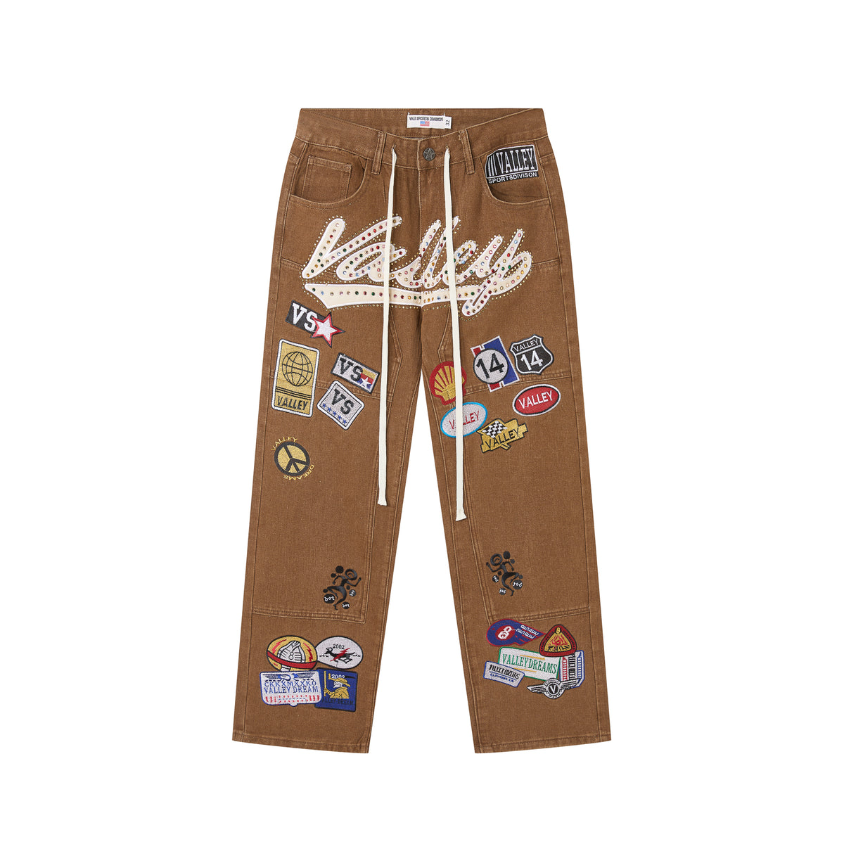 Pantalón de jean Valley Dreams Vale Forever 1980s Brown