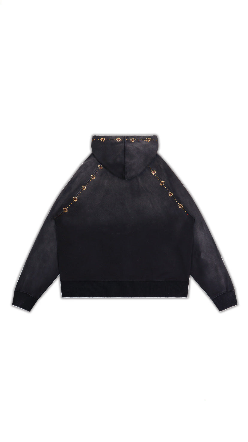 Campera Valley Dreams Varsity Crest Black