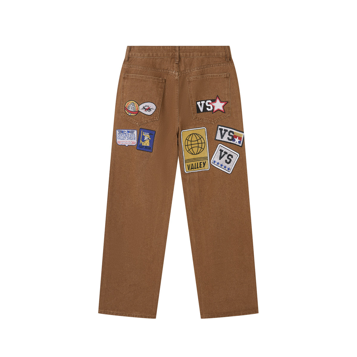 Pantalón de jean Valley Dreams Vale Forever 1980s Brown