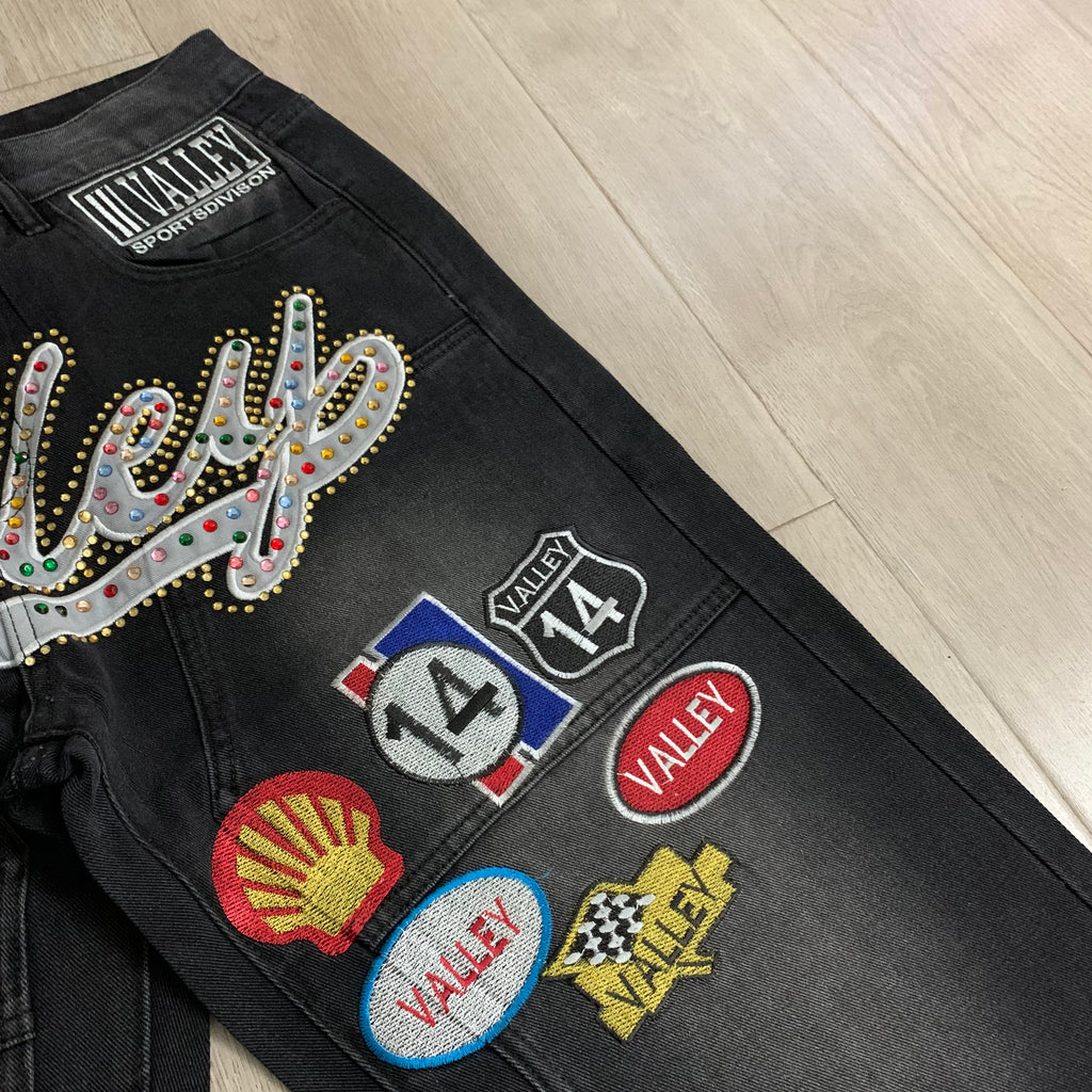 Pantalón de jean Valley Dreams Vale Forever 1980s Painters Black