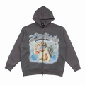 Campera Mixed Emotion Grey Rhinestone