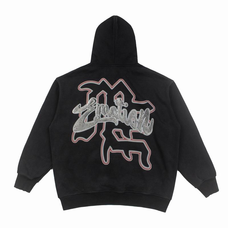 Campera Mixed Emotion Rhinestone Black