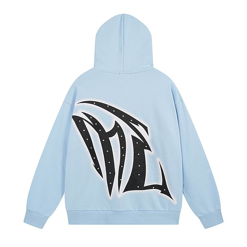 Campera Mixed Emotion Graffiti Celeste