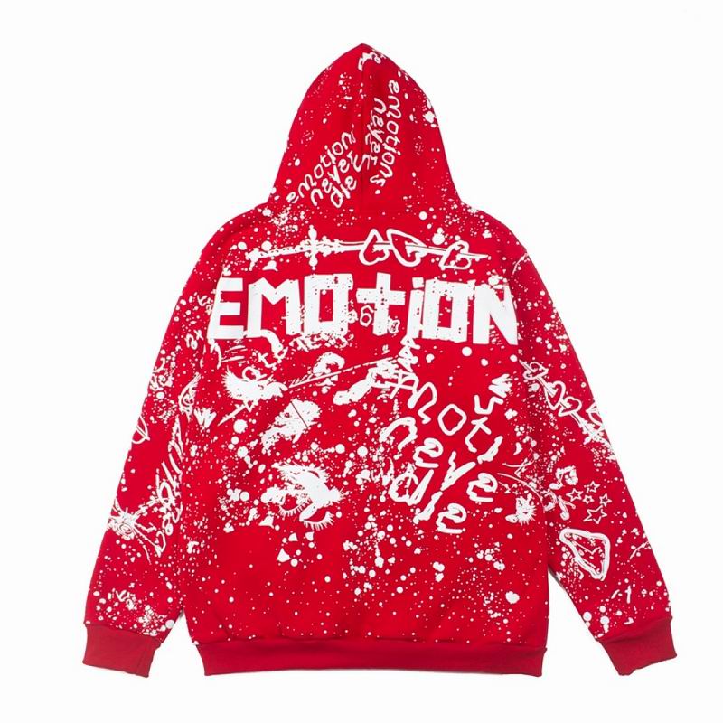 Campera Mixed Emotion Red Graffiti