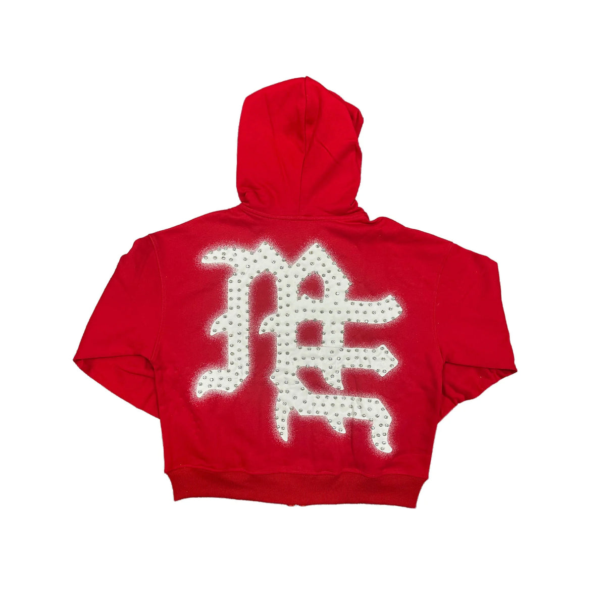Campera Mixed Emotion End Rhinestone Red