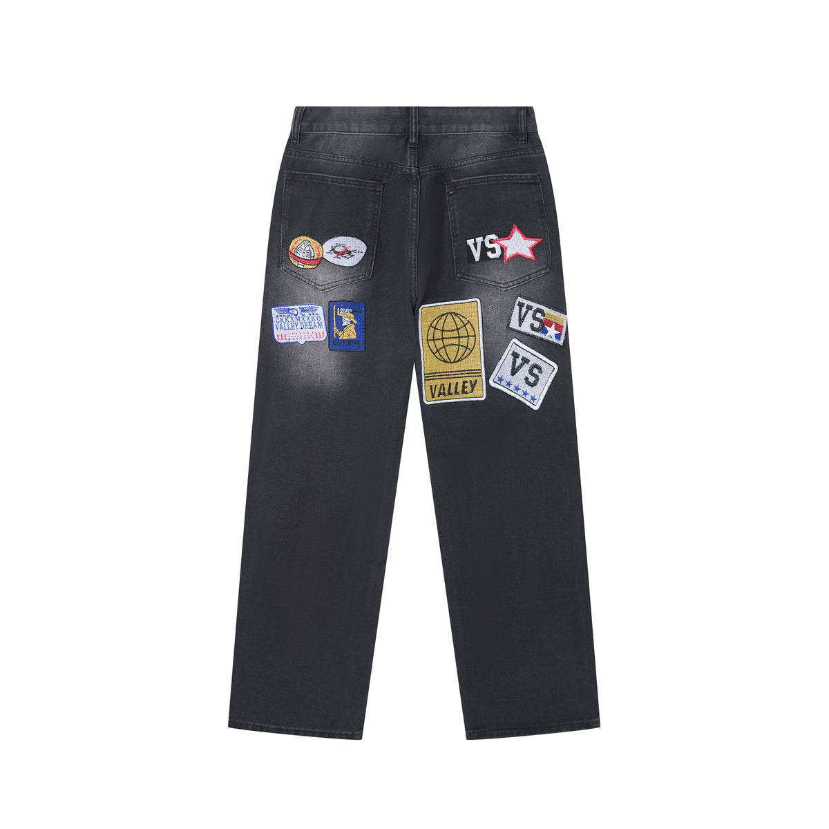 Pantalón de jean Valley Dreams Vale Forever 1980s Painters Black