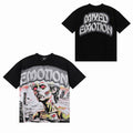 Remera Mixed Emotion Red Eye Iron Diamond Black