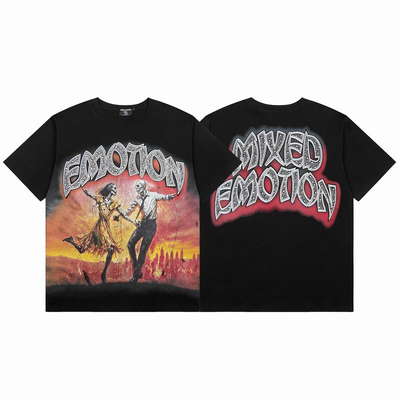 Remera Mixed Emotion Skeleton Dance Black