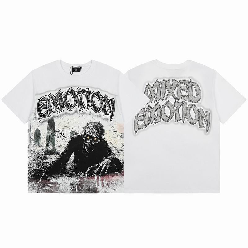 Remera Mixed Emotion Resurrection White