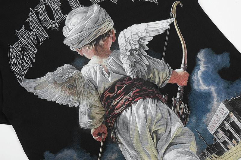 Remera Mixed Emotion Arch Angel Black