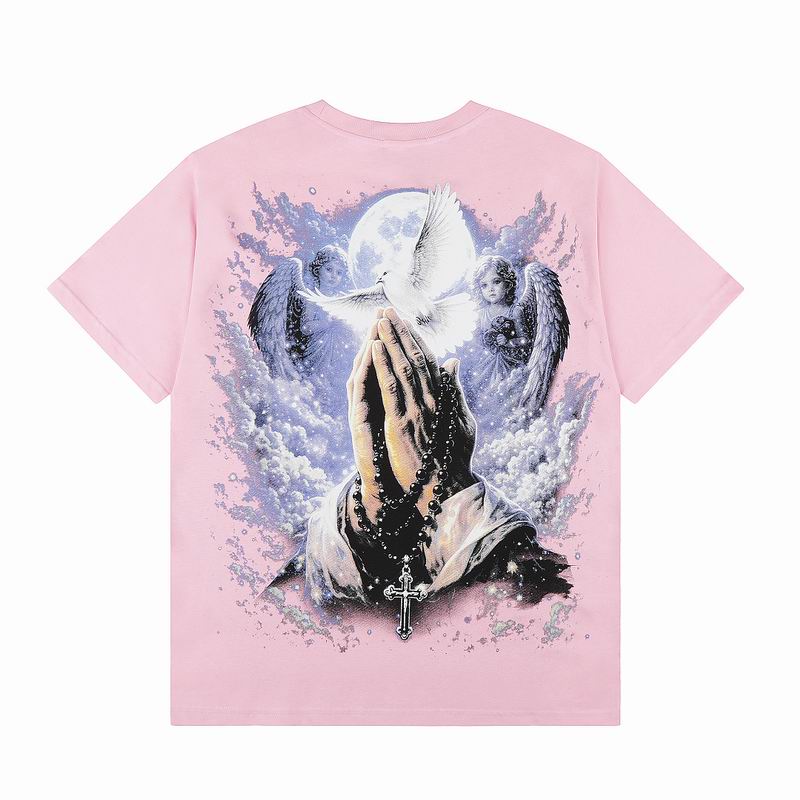 Remera Mixed Emotion Angel Praying Hands Pink