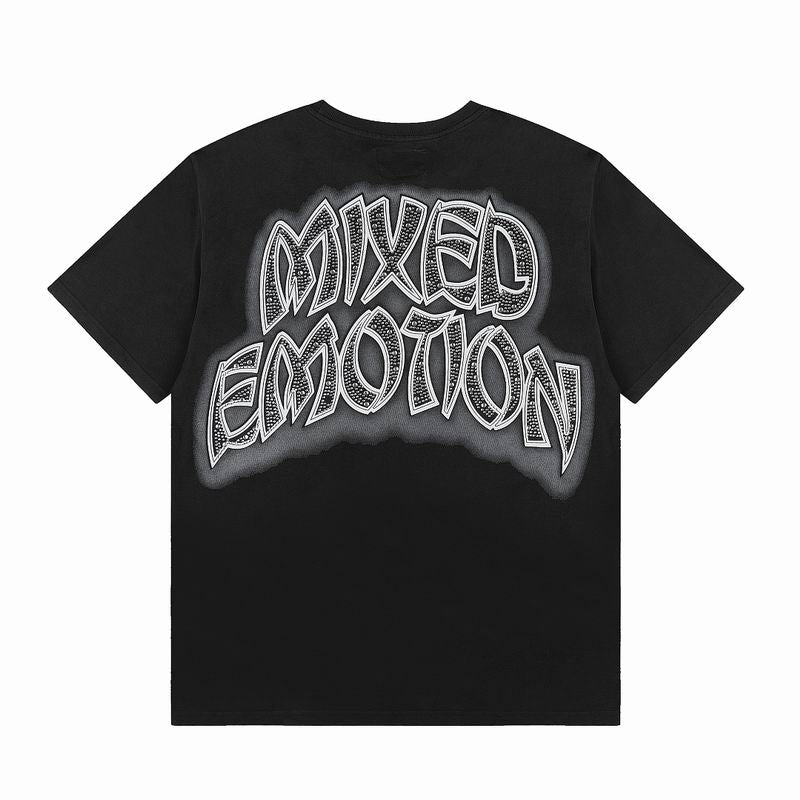 Remera Mixed Emotion Twins Tee Black