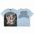 Remera Mixed Emotion Twins Tee Light Blue