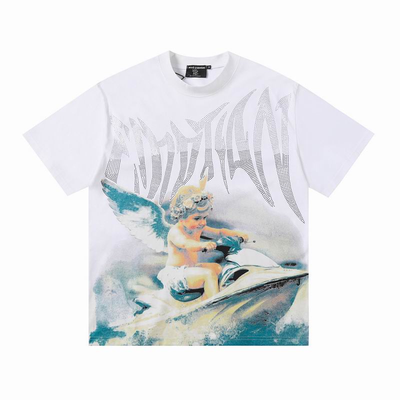 Remera Mixed Emotion Jetski Rhinestone White