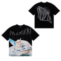 Remera Mixed Emotion Jetski Rhinestone Black