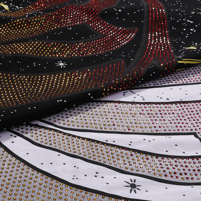 Remera Mixed Emotion Ranger Rhinestone Black