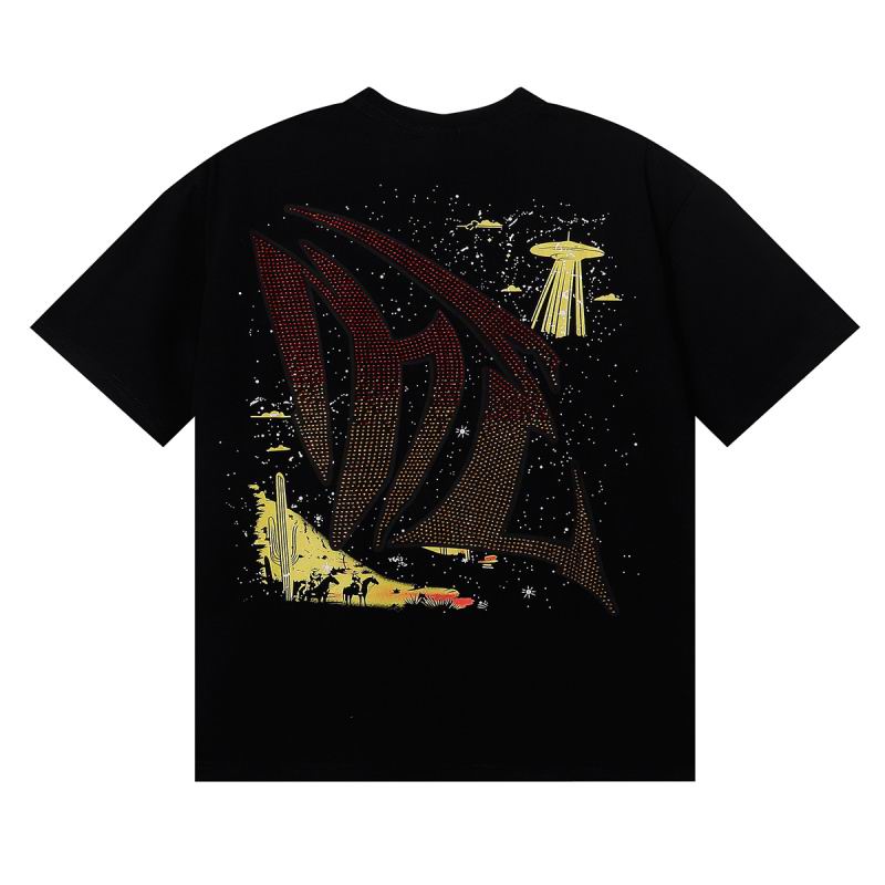 Remera Mixed Emotion Ranger Rhinestone Black
