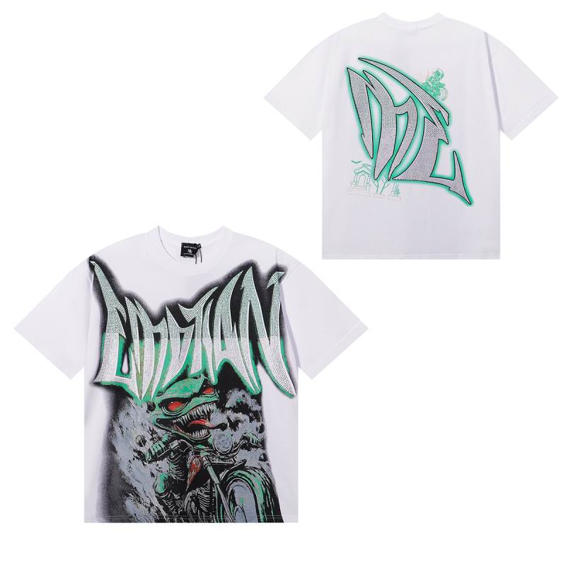 Remera Mixed Emotion Goblin Rhinestone White