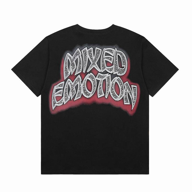 Remera Mixed Emotion Skeleton Dance Black