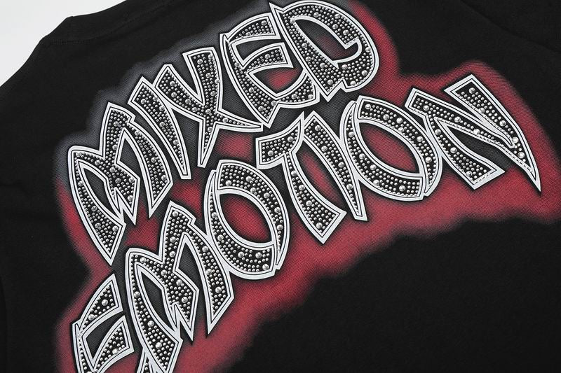 Remera Mixed Emotion Skeleton Dance Black