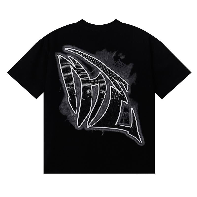 Remera Mixed Emotion Jetski Rhinestone Black