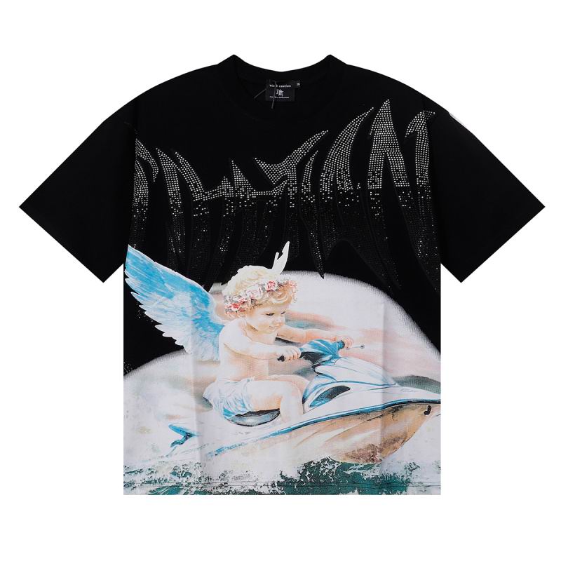 Remera Mixed Emotion Jetski Rhinestone Black