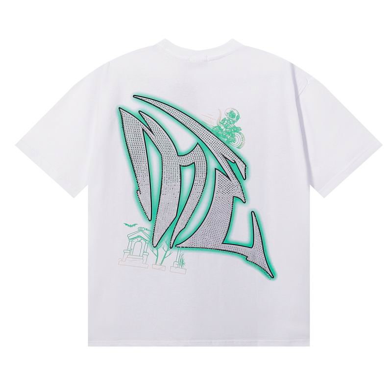 Remera Mixed Emotion Goblin Rhinestone White
