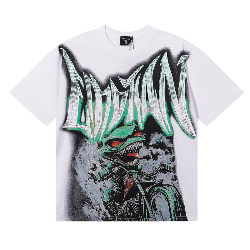 Remera Mixed Emotion Goblin Rhinestone White