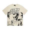 Remera Mixed Emotion Beach Rhinestone Cream